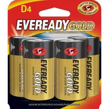 Energizer A95BP4CT Gold Alkaline D Batteries