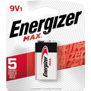 Energizer 522BP Max Alkaline 9-Volt Battery