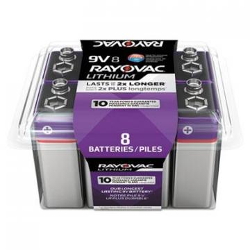 Rayovac R9VL8G Lithium Batteries