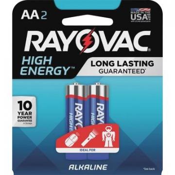 Rayovac 8152K High Energy Alkaline AA Batteries