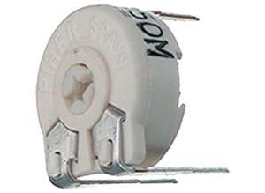 Piher Cermet trimmer potentiometer, 50 kΩ (50K), 0.33 W, 10.3 mm