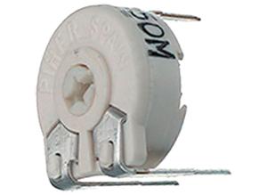 Piher Cermet trimmer potentiometer, 1 kΩ (1K0), 0.33 W, 10.3 mm