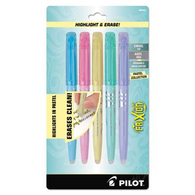 Pilot 46543 FriXion Light Pastel Collection Erasable Highlighters