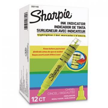 Sharpie 2021193 Ink Indicator Tank Chisel Tip Highlighters