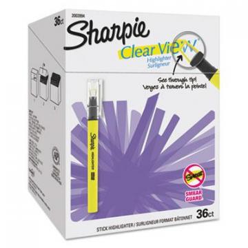 Sharpie 2003994 Clear View Highlighter Stick - Office Pack