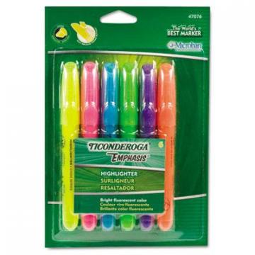 Ticonderoga 47076 Emphasis Desk Style Highlighters