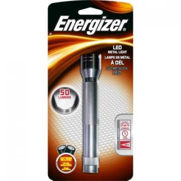 Energizer ENML2AAS LED Metal Flashlight with Batteries