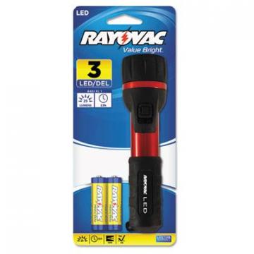 Rayovac 2AALEDB General Purpose Rubber & Aluminum Flashlight