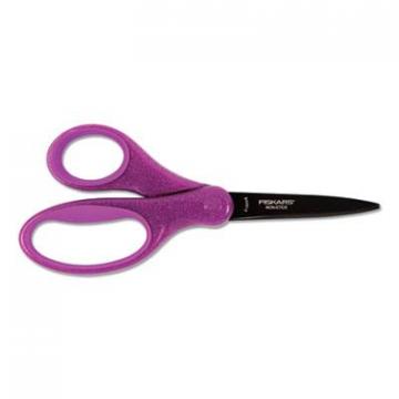 Fiskars Student Designer Non-Stick Scissors, 7" Length, 2 3/4" Cut, Pointed,