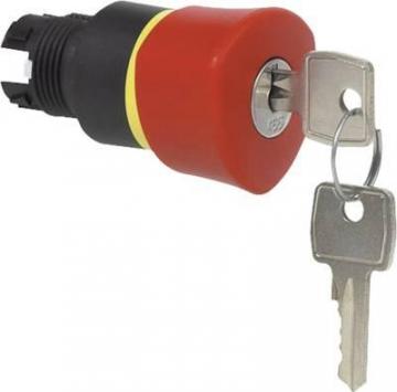 Baco EMERGENCY-OFF impact pushbutton, IP 69K, latching. L22GR01