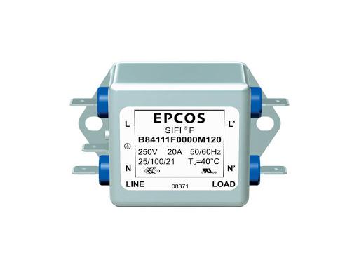 Epcos EMC filter 1 phase, 250 VAC, 10 A