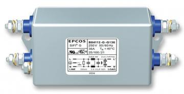 Epcos EMC filter 1 phase, 250 VAC, 36 A