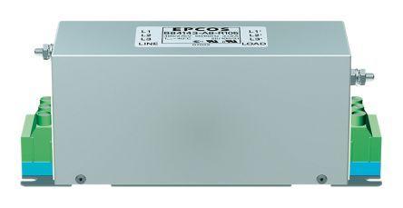 Epcos 3-phase EMC filter, 300/520 VAC, 8 A