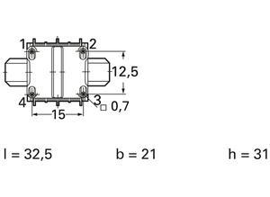 Epcos Suppressor choke, 27 mH, 1.7 A, 0.32 Ω (R32)