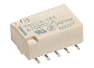Panasonic SMD signal relay, 2 changeover, 12 VDC, 2 A