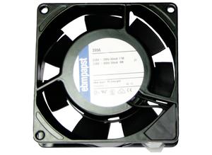 ebm-papst AC axial fan, 115 V, 92 mm, 92 mm 3906