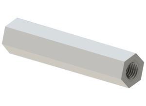 fastpoint Hexagon insulating spacer pin, Internal|internal, M5 | M5, Polystyrene|steel 10489PS1120.0
