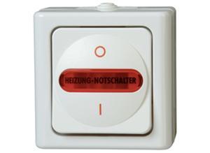 Kopp Surface-mount heating/main switch for wet rooms 562302000