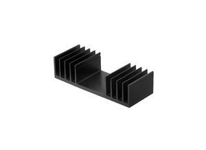 Fischer Profile heatsinks, 2.8 K/W, Aluminium, black anodised