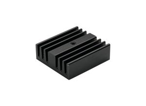 Fischer Profile heatsinks, 6.5 K/W, Aluminium, black anodised