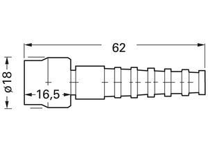 Telegärtner Coaxial plug, BNC, 50 Ω, Straight