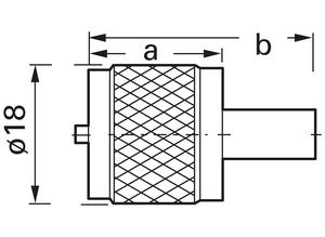 Telegärtner Coaxial plug, UHF, 50 Ω, Straight