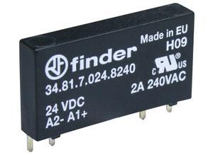 Finder Solid-state relay, 34.81.7.024.8240, 24 VDC, 16/30 V, 3200 ohm