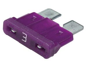 Littelfuse Blade fuse, 3 A, 32 V, Purple