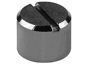 Mentor Rotary knob, 4 mm, Brass, silver 517.4