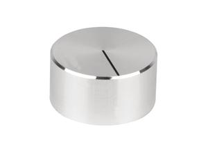 Mentor Rotary knob, 6 mm, Aluminium, silver 523.6191