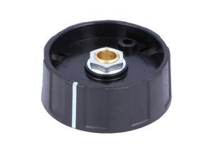 OKW Rotary knob, 6 mm, Plastic, black A2650060