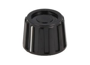 OKW Rotary knob, 6 mm, Plastic, black A1319260