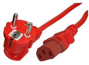 BKL Power cord, Europe, 2.5 m, red