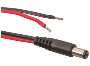 BKL DC connection cable, 2 m, red/black, DC plug, 1.7 x 4.0 mm