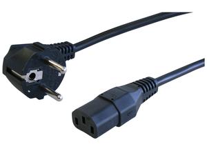 Feller Power cord, Europe, 3 m, black
