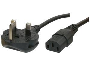 Feller Power cord, United Kingdom, 2.5 m, black