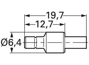 Telegärtner Coaxial plug, SMB, 50 Ω, Straight