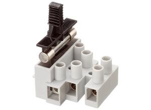 Adels-Contact Terminal with fuse holder, Adels-Contact 1003 Si/2 DS, 2-pole, with wire protection