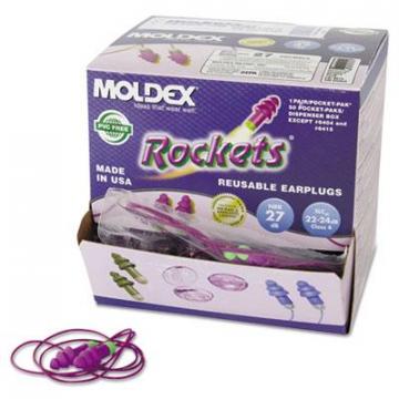 Moldex Rockets Reusable Earplugs 6404