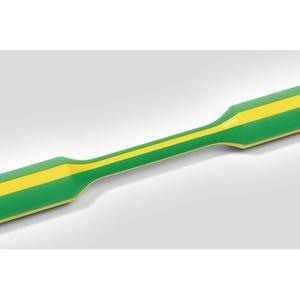 HellermannTyton Heatshrink tubing, 2 : 1, Cross-linked polyolefin, green/yellow