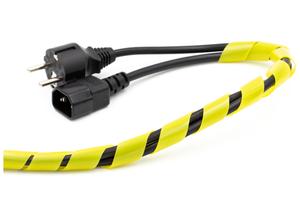 HStronic Spiral protection hose, PE, 75 mm, yellow