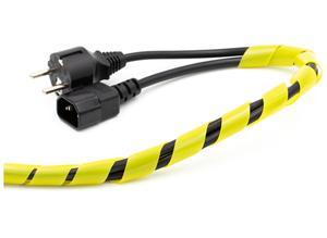 HStronic Spiral protection hose, PE, 75 mm, yellow