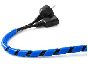 HStronic Spiral protection hose, PE, 105 mm, blue