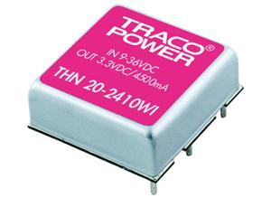 Traco DC/DC converter, 5 V, 20 W, 89 %