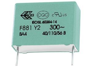 Kemet PP film capacitor 15 nF, ±20 %, 1000 V (DC), RM 15 mm