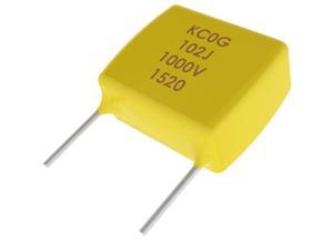 Kemet Multilayer ceramic capacitor, 0.1 µF, 100 V, radial