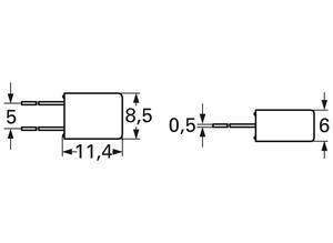 Neosid Suppressor inductor, 4.7 mH, 22 mA, 20 Ω (20R)