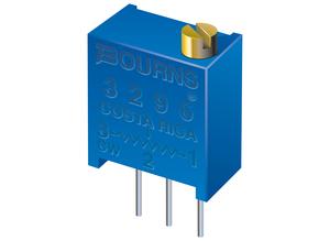 Bourns Cermet trimmer potentiometer, 1 MΩ, 0.5 W, Bourns 3296W-1-105LF
