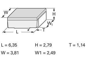 Dale SMD-Resistor, 0,5 Ω, 2515, 1 W, ±1 %, WSC2515R5000FEA