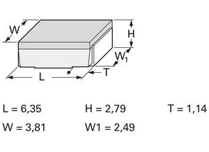 Dale SMD-Resistor, 10 Ω, 2515, 1 W, ±1 %, WSC251510R00FEA